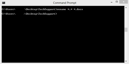 Command Prompt Window